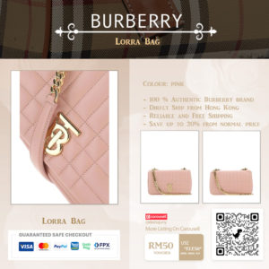 Burberry Small Lola Bag Pink Colour Cross Body Bag for Women_20003