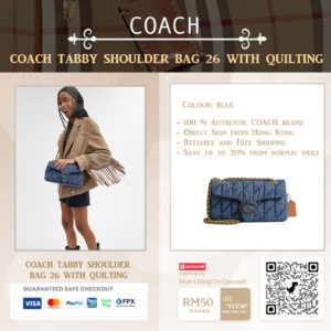 Coach Tabby Shoulder Bag 26 With Quilting_20013