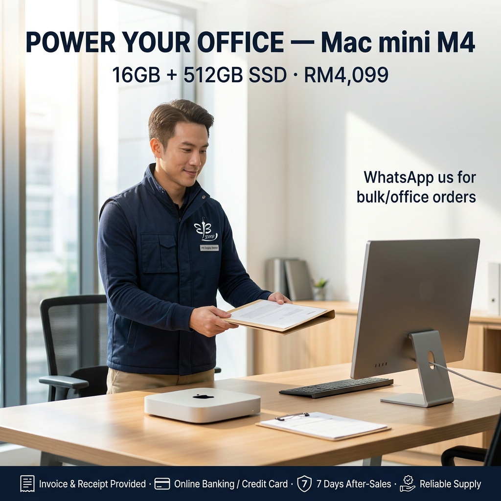 🔥 Mac mini M4 16GB+512GB RM4,099 [Most Wanted] + iPhone 17 Pro / Apple Watch SE 3 — Genuine Apple, Hong Kong Set, Ready Stock